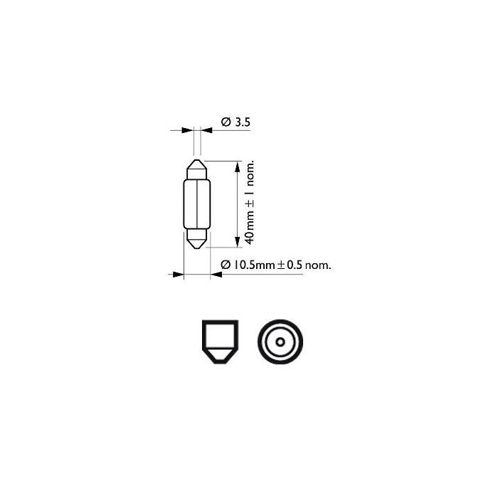 Автолампа Philips 5W (12864 CP) изображение 3