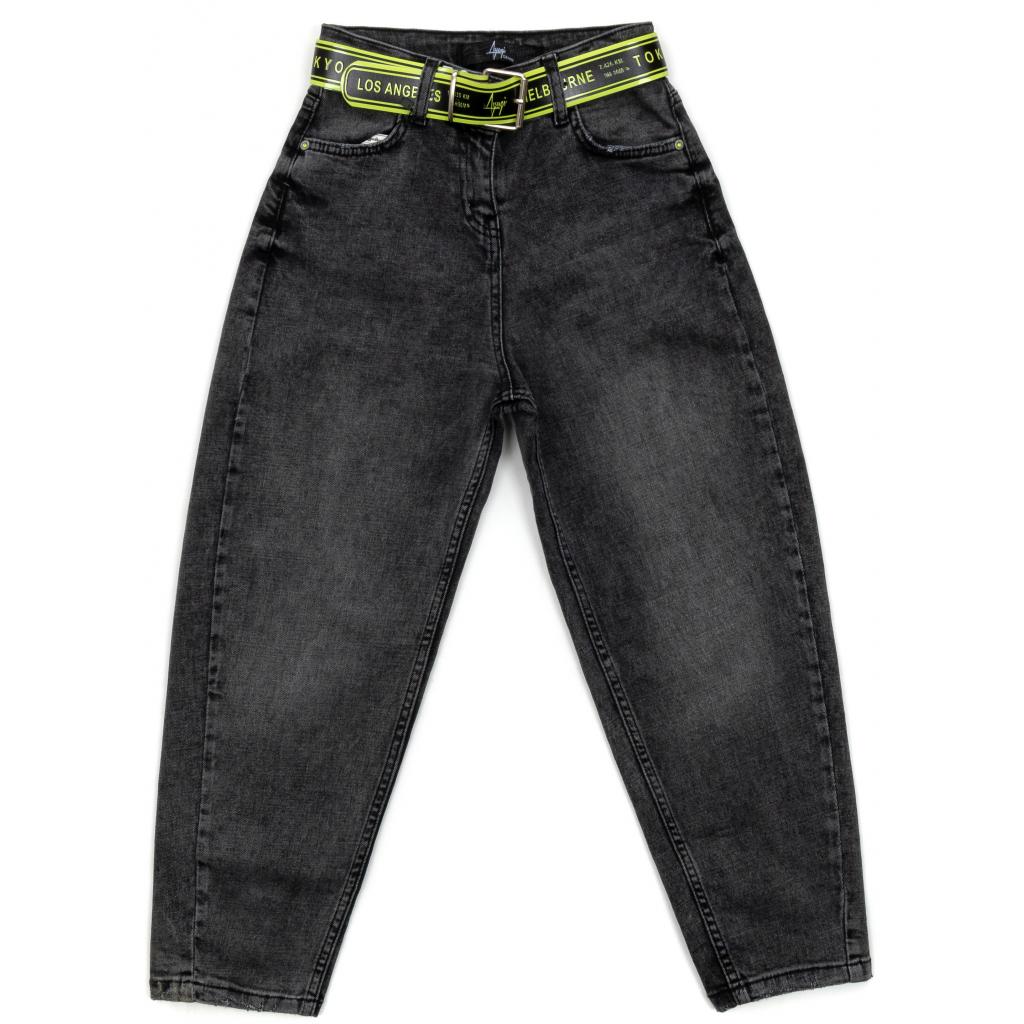 Штани дитячі A-Yugi джинсові (9249-140G-black)