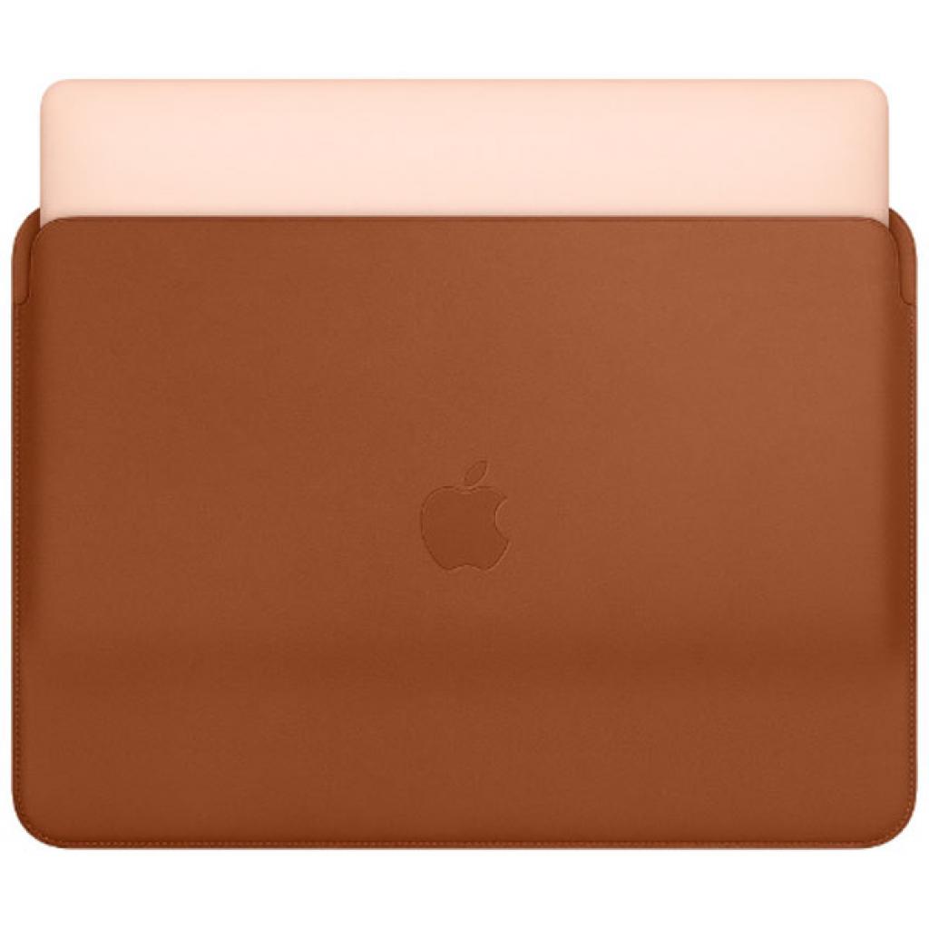 Чехол для ноутбука Apple 13" MacBook Pro, Leather Sleeve, Saddle Brown (MRQM2ZM/A) изображение 3