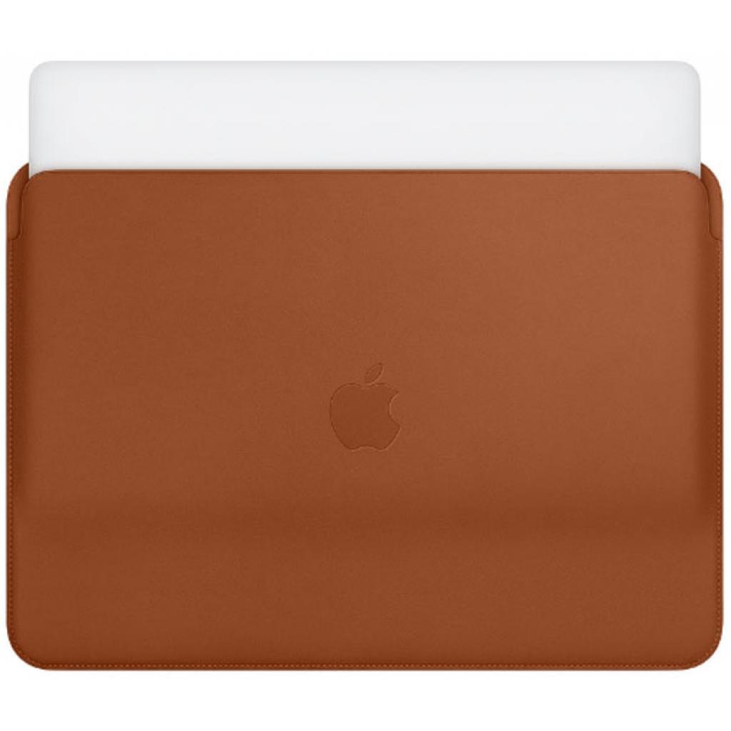 Чехол для ноутбука Apple 13" MacBook Pro, Leather Sleeve, Saddle Brown (MRQM2ZM/A) изображение 4