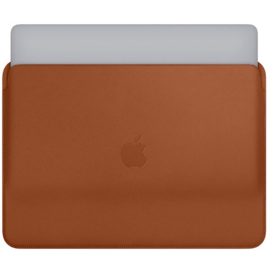 Чехол для ноутбука Apple 13" MacBook Pro, Leather Sleeve, Saddle Brown (MRQM2ZM/A) изображение 5