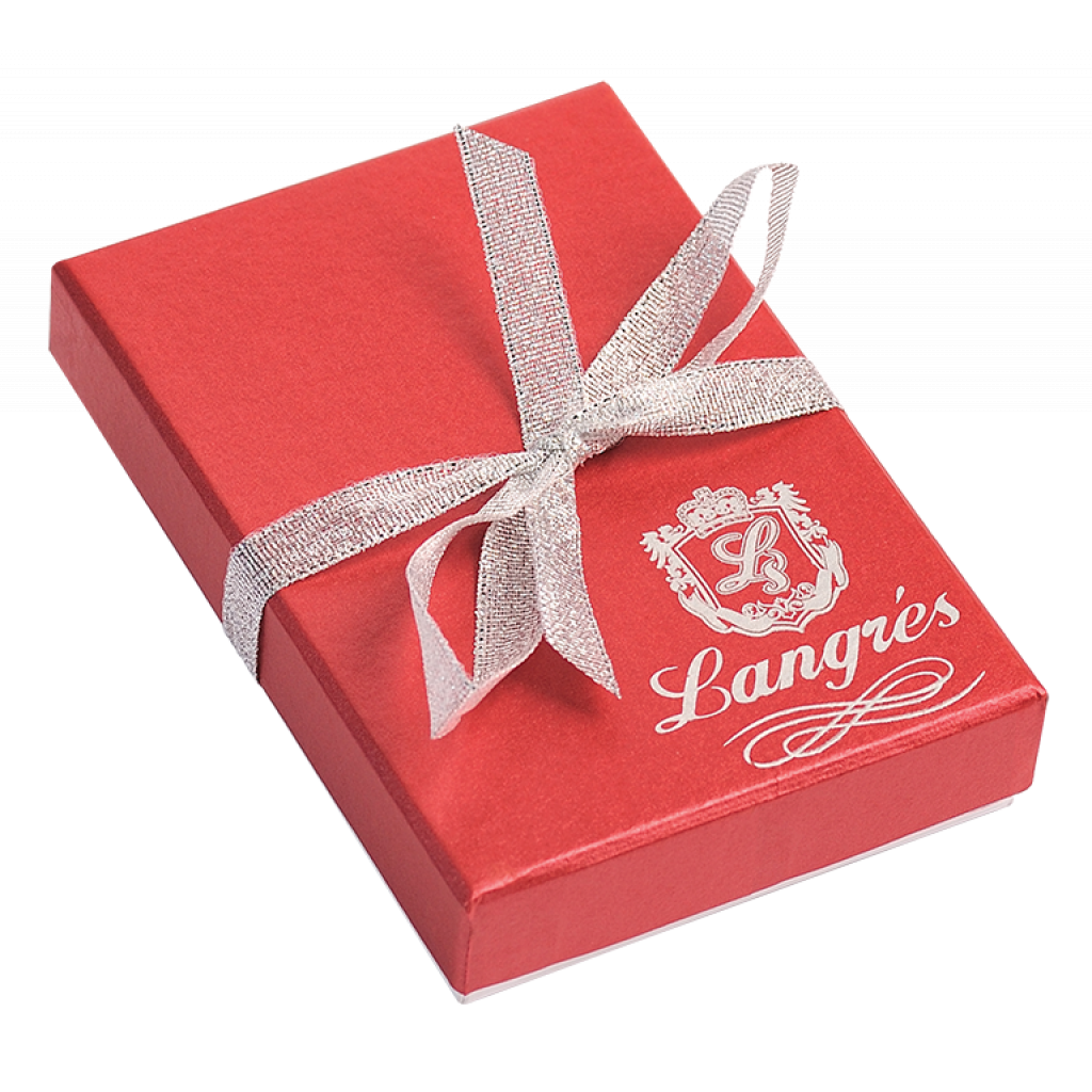 Ручка шариковая Langres набор ручка + крючок для сумки Elegance Красный (LS.122029-05) изображение 4