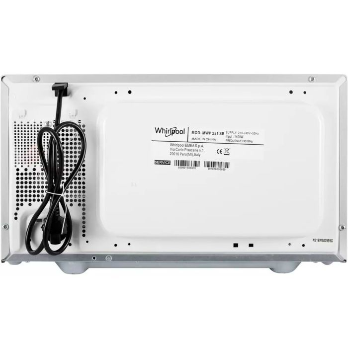 Мікрохвильова піч Whirlpool MWP251SB зображення 10