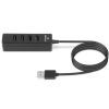 Концентратор REAL-EL HQ-174 USB-A 2.0 1.2m black (EL123110006) зображення 2