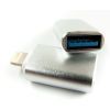 Переходник OTG USB - Lightning grey Dengos (ADP-016) изображение 2