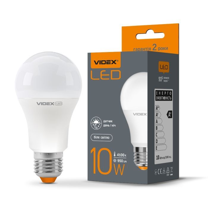 Лампочка Videx A60e 10W E27 4100K 220V з сенсором (VL-A60e-10274-N) зображення 2