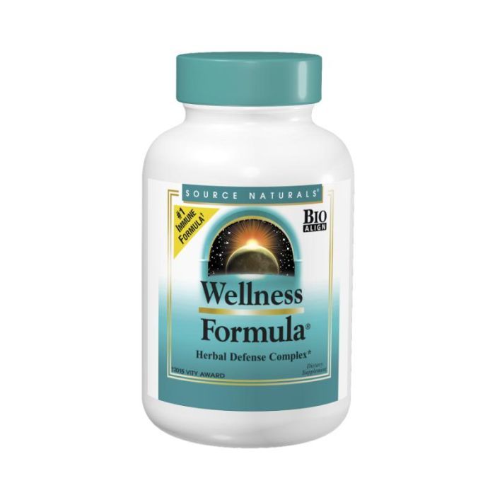 Витаминно-минеральный комплекс Source Naturals Растительный Иммунный Комплекс, Wellness Formula, 120 капсу (SNS-01425)