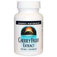 Травы Source Naturals Экстракт Вишни 500мг, 90 таблеток (SNS-01681)