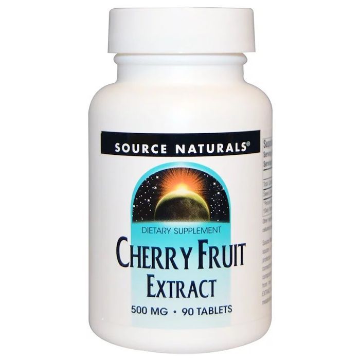 Травы Source Naturals Экстракт Вишни 500мг, 90 таблеток (SNS-01681)