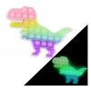 Антистрес Sibelly антистрес Pop It Dino Glow in Dark (SB-PPIT-DN-GD) зображення 4