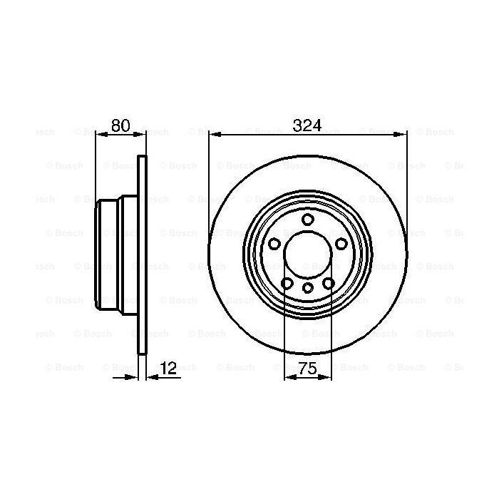 Тормозной диск Bosch 0 986 479 167 изображение 5