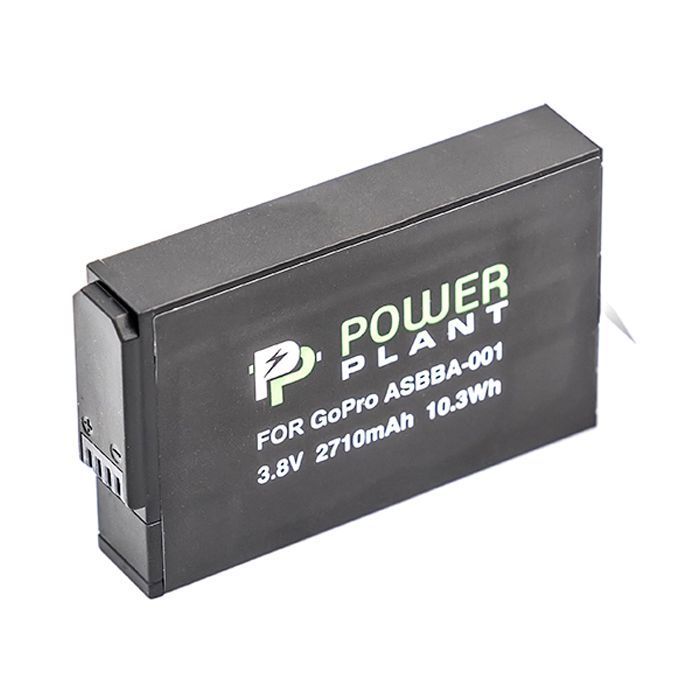 Аккумулятор к фото/видео PowerPlant GoPro ASBBA-001 2710mAh (CB970155)
