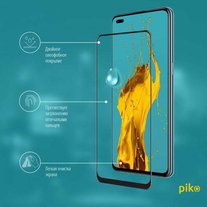Скло захисне Piko Full Glue Oppo Reno 4 Lite (1283126511189) зображення 4