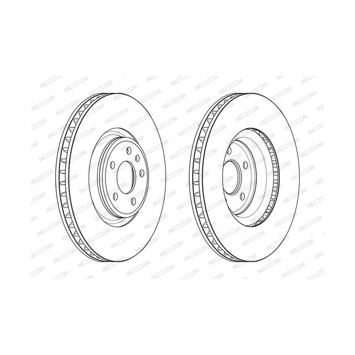 Тормозной диск FERODO DDF2598C-1