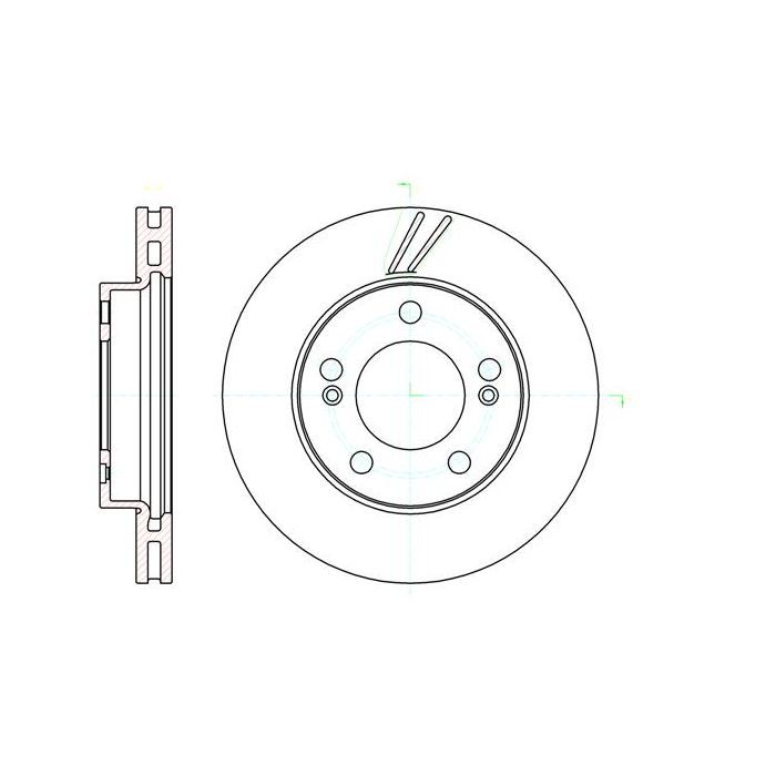 Тормозной диск REMSA 61040.10