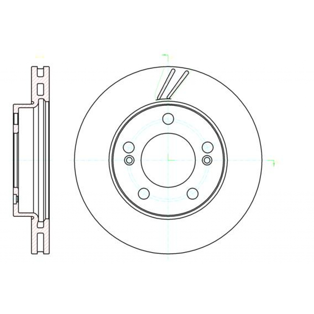 Тормозной диск REMSA 61040.10