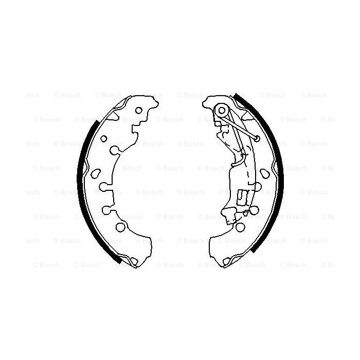 Гальмівні колодки Bosch 0 986 487 702 зображення 5