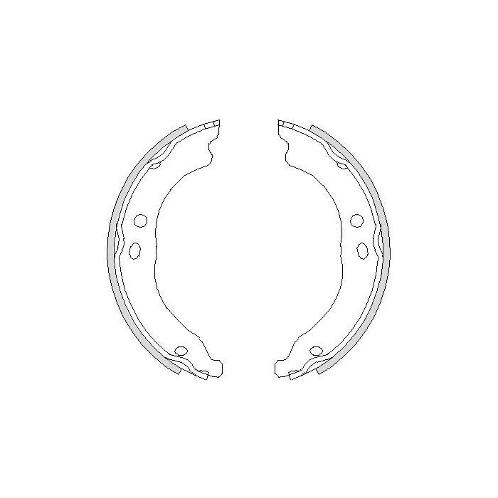 Гальмівні колодки REMSA 4750.00