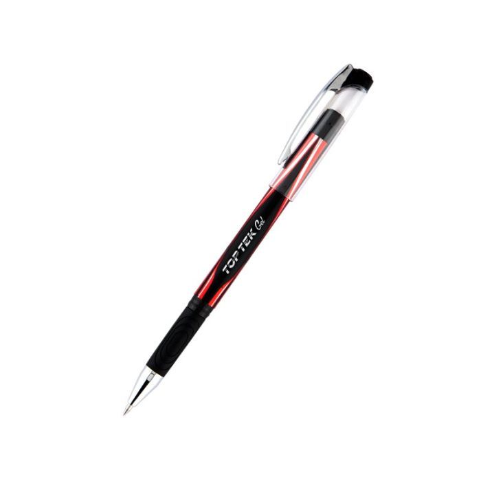 Ручка гелевая Unimax Top Tek Gel, красная (UX-133-06)