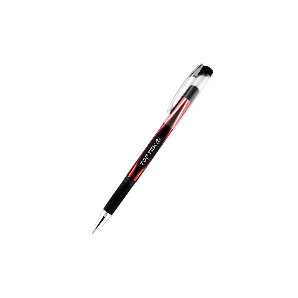 Ручка гелева Unimax Top Tek Gel, чорна (UX-133-01)