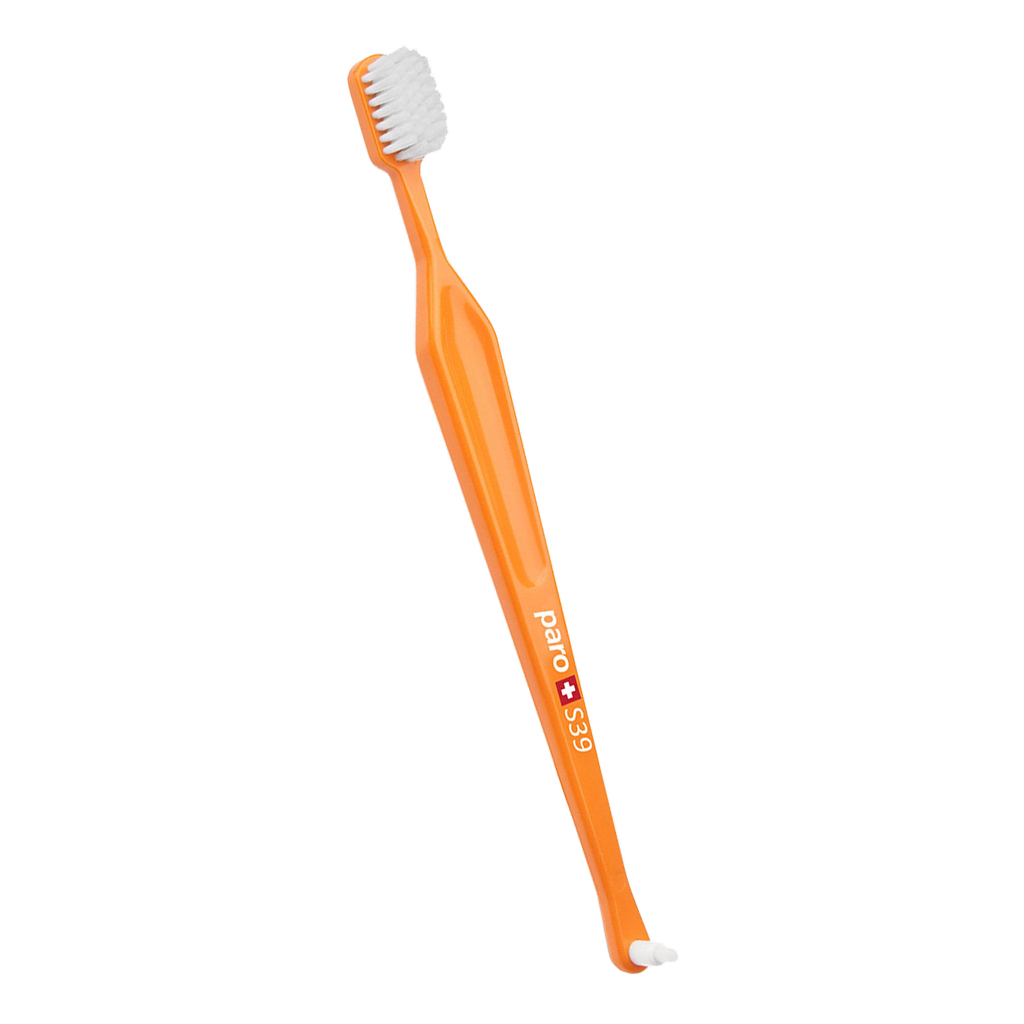 Зубная щетка Paro Swiss S39 мягкая оранжевая (7610458007150-orange)