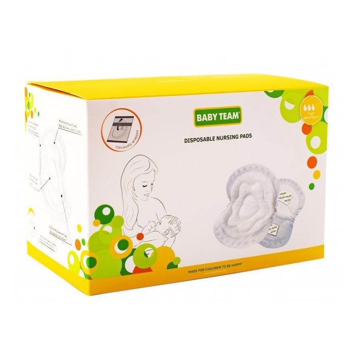 Вкладиш для бюстгальтера Baby Team Basic 60 шт. (0025) зображення 2