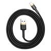 Дата кабель USB 2.0 AM to Lightning 1.0m 1.5A gold-black Baseus (CALKLF-BV1) зображення 4