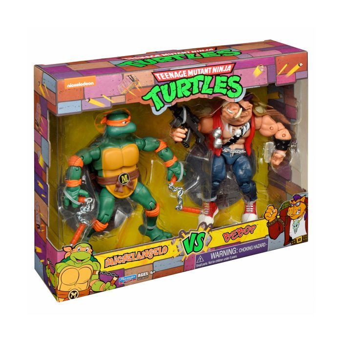 Фигурка TMNT набор Микеланджело против Бибопа (81277) изображение 4