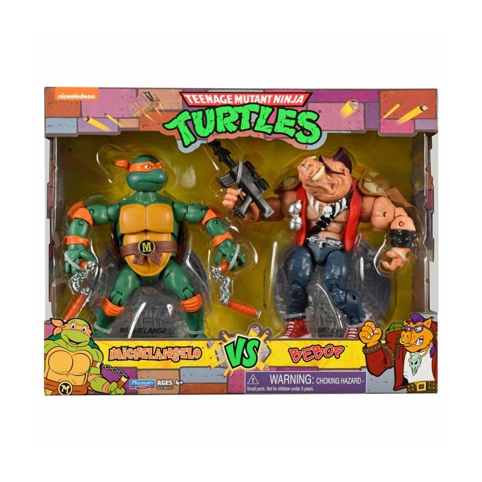 Фигурка TMNT набор Микеланджело против Бибопа (81277) изображение 5