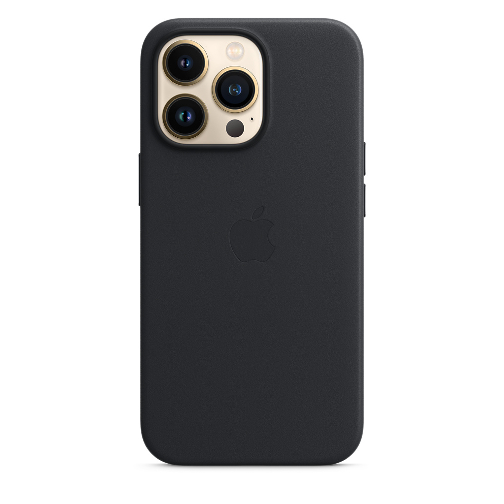 Чохол до мобільного телефона Apple iPhone 13 Pro Leather Case with MagSafe - Midnight, Model A2 (MM1H3ZE/A) зображення 3