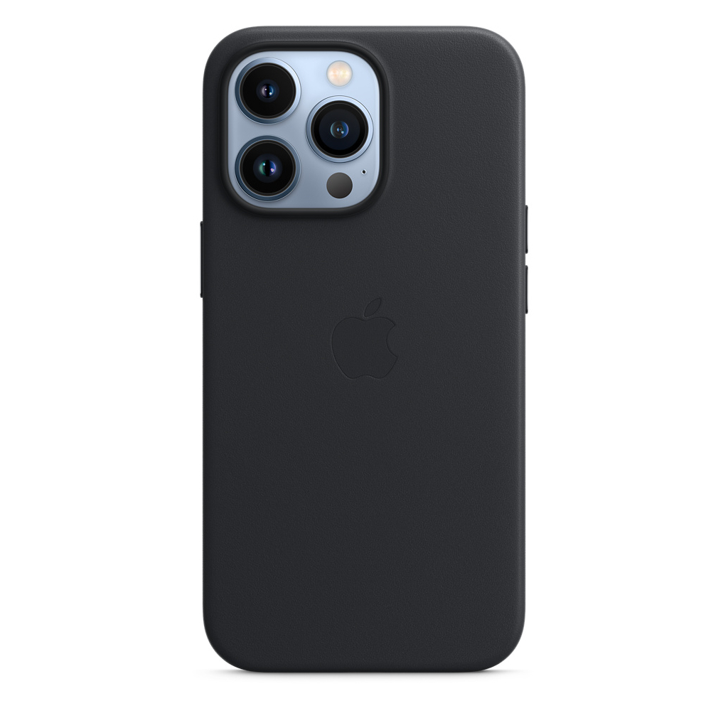 Чохол до мобільного телефона Apple iPhone 13 Pro Leather Case with MagSafe - Midnight, Model A2 (MM1H3ZE/A) зображення 4