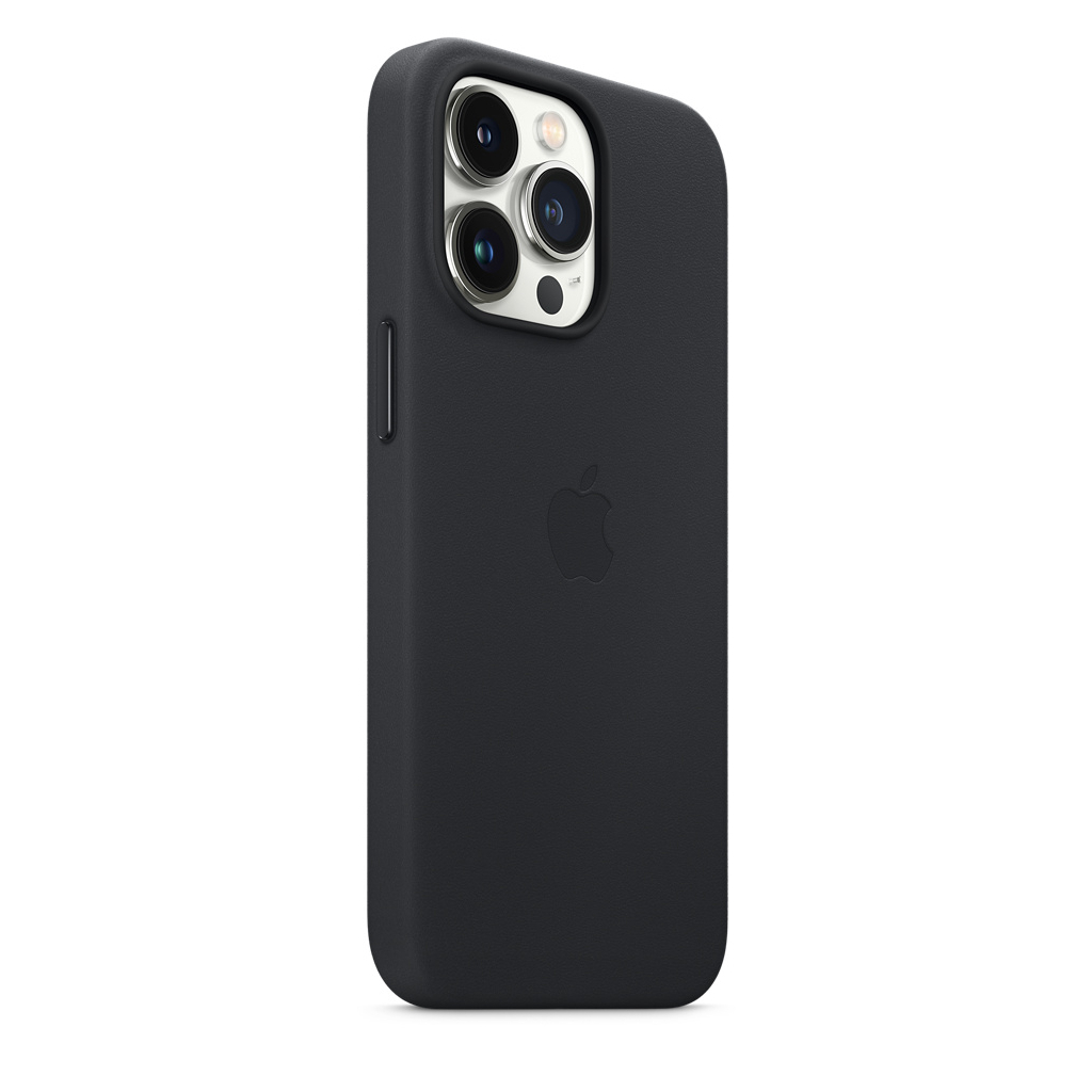 Чохол до мобільного телефона Apple iPhone 13 Pro Leather Case with MagSafe - Midnight, Model A2 (MM1H3ZE/A) зображення 6