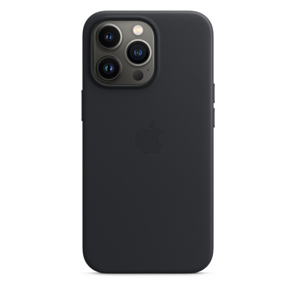 Чехол для мобильного телефона Apple iPhone 13 Pro Leather Case with MagSafe - Midnight, Model A2 (MM1H3ZE/A)