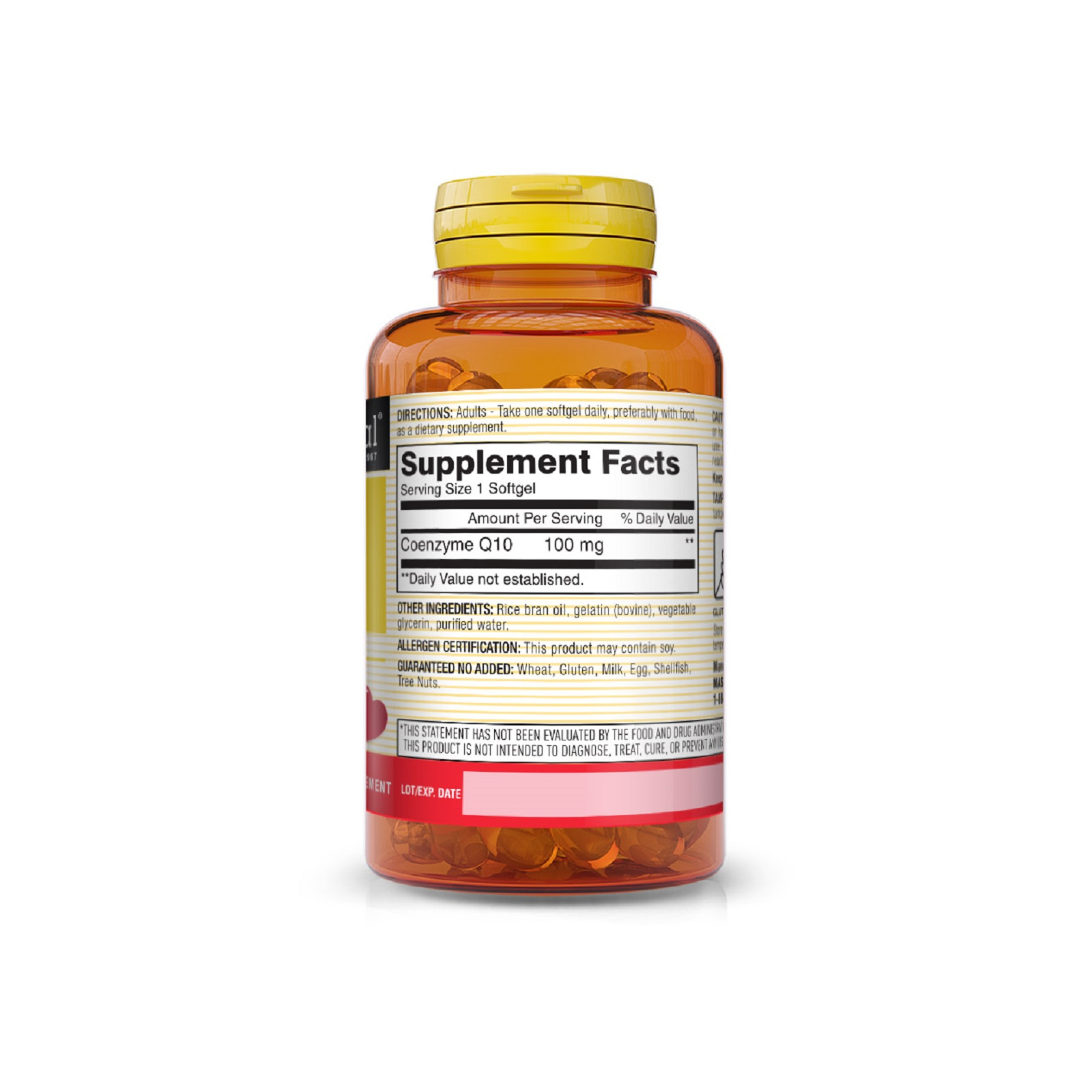 Антиоксидант Mason Natural Коэнзим Q10 100 мг, Co Q10, 30 гелевых капсул (MAV13198) изображение 2