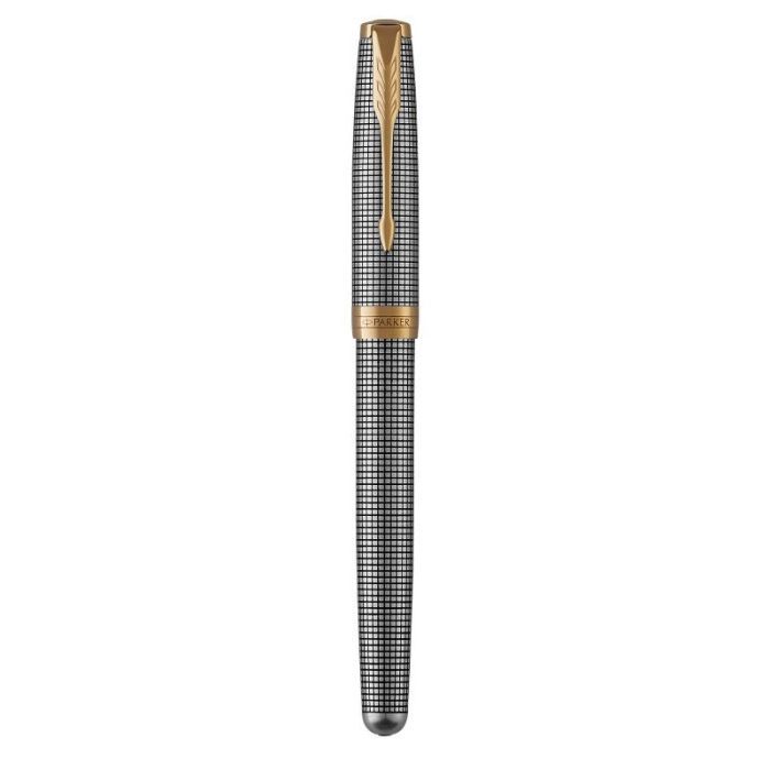 Ручка пір'яна Parker SONNET 17 Cisele Silver GT  FP18 F (88 211) зображення 2