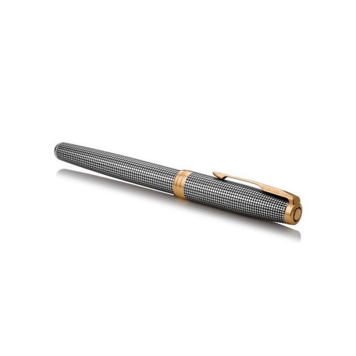 Ручка пір'яна Parker SONNET 17 Cisele Silver GT  FP18 F (88 211) зображення 4