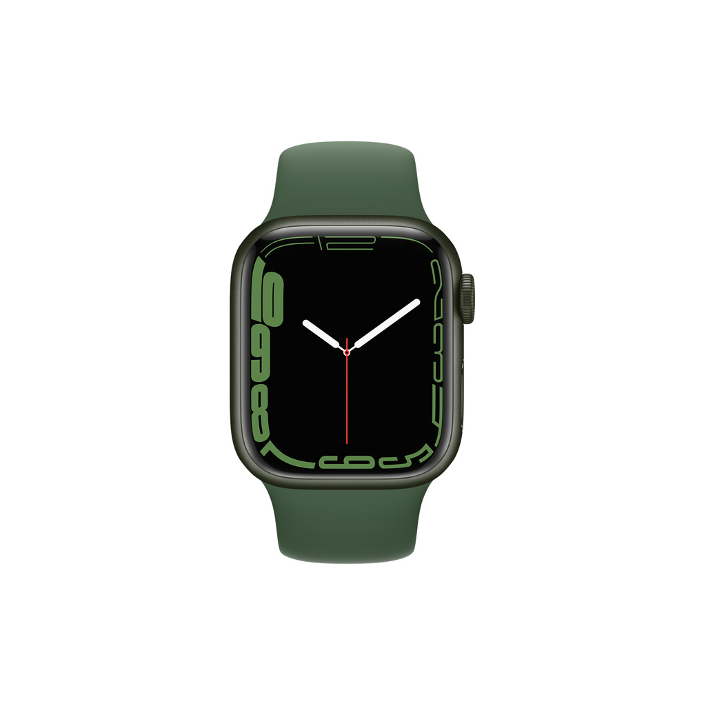 Смарт-годинник Apple Watch Series 7 GPS 41mm Green Aluminium Case with Green Spor (MKN03UL/A) зображення 2