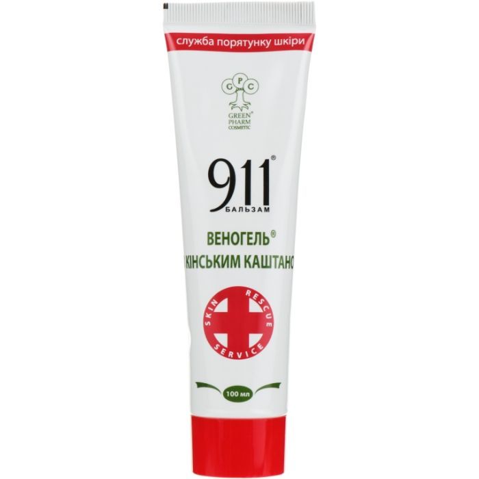 Бальзам для тела Green Pharm Cosmetic 911 Веногель с конским каштаном 100 мл (4820182110351)