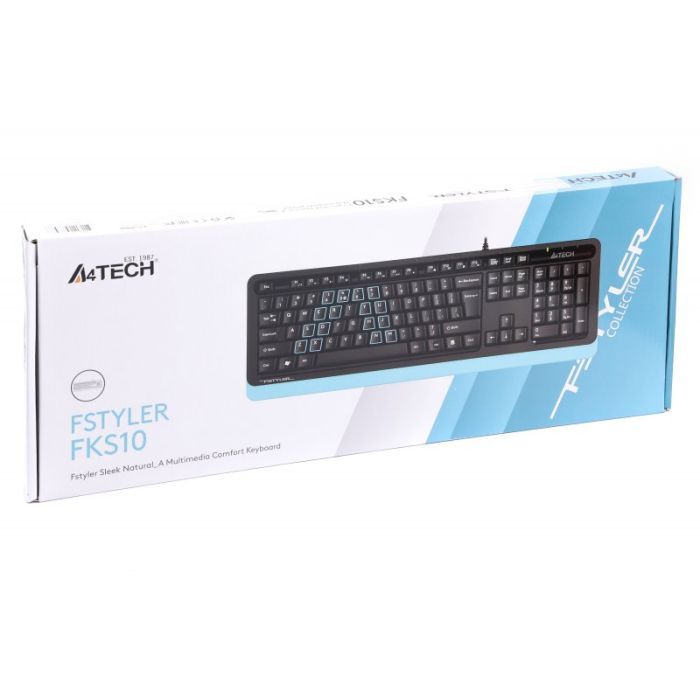 Клавиатура A4Tech FKS10 USB White изображение 4