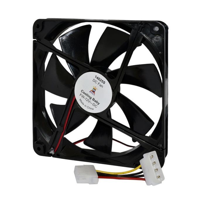 Кулер до корпусу Cooling Baby 14025S Black