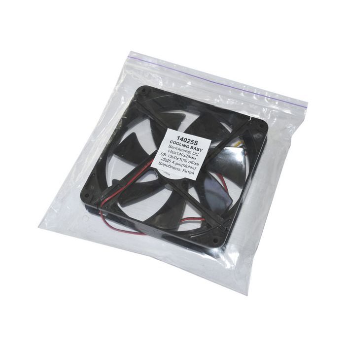 Кулер до корпусу Cooling Baby 14025S Black зображення 2