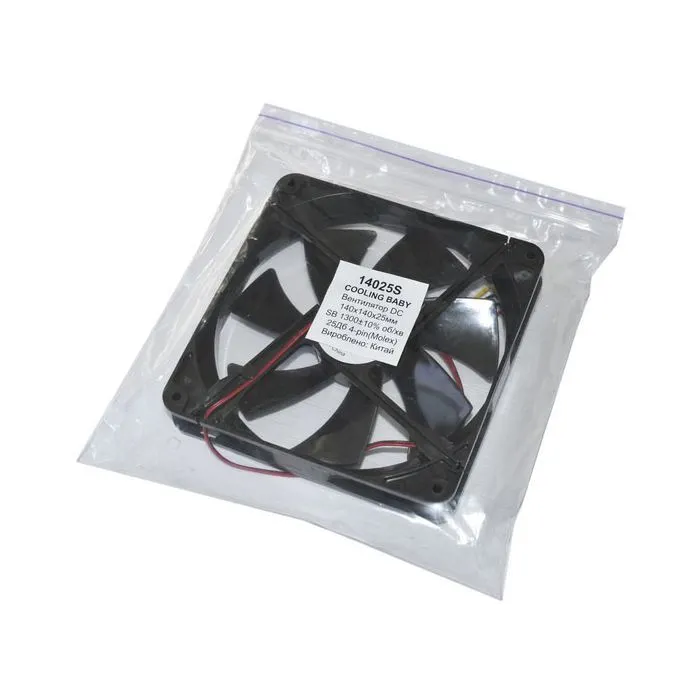 Кулер до корпусу Cooling Baby 14025S Black зображення 2