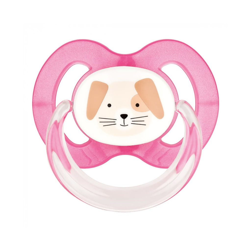 Пустышка Baby-Nova Pets 6-18 мес. розовая/фиолетовая 2 шт (3962318) изображение 3