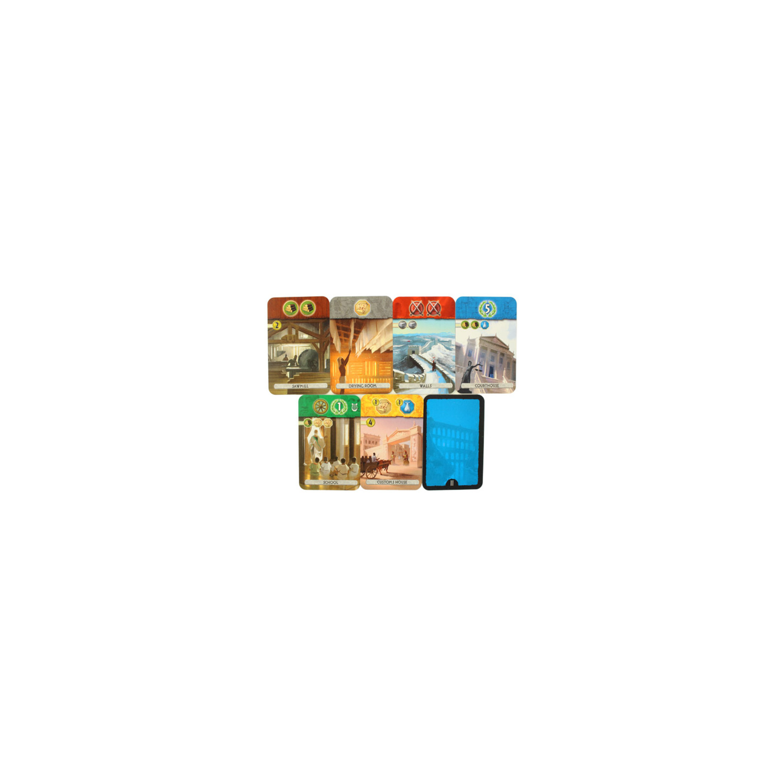 Настольная игра Аsmodee 7 Wonders Duel (7 Чудес Дуэль) укр. (2090) изображение 6