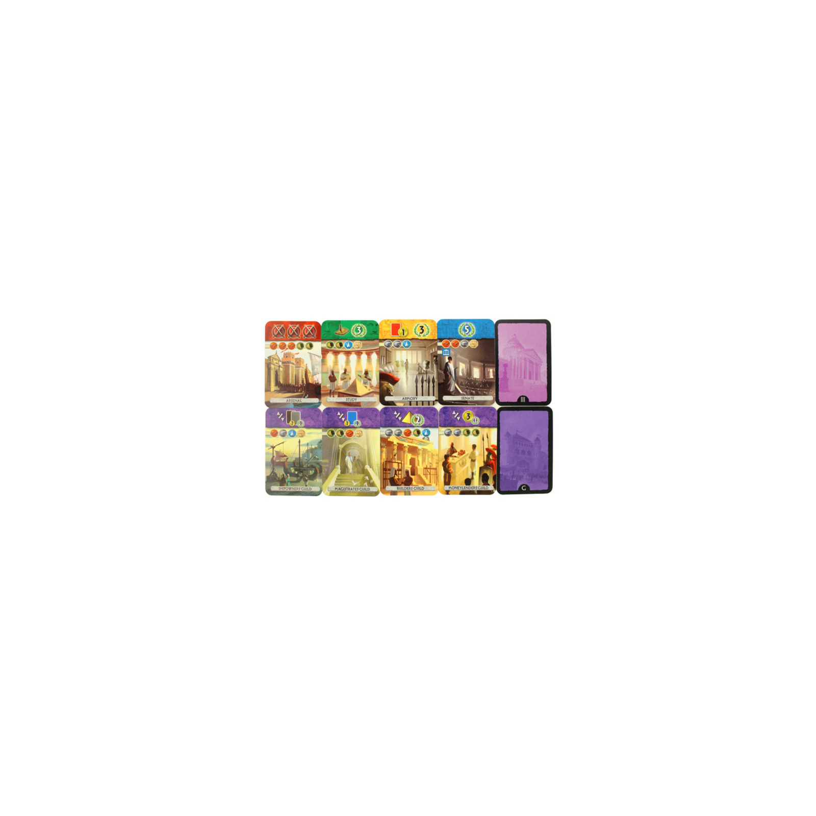 Настольная игра Аsmodee 7 Wonders Duel (7 Чудес Дуэль) укр. (2090) изображение 7