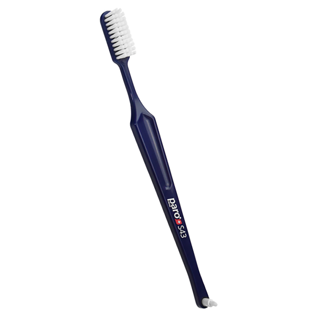 Зубна щітка Paro Swiss S43 м'яка синя (7610458007099-dark-blue)