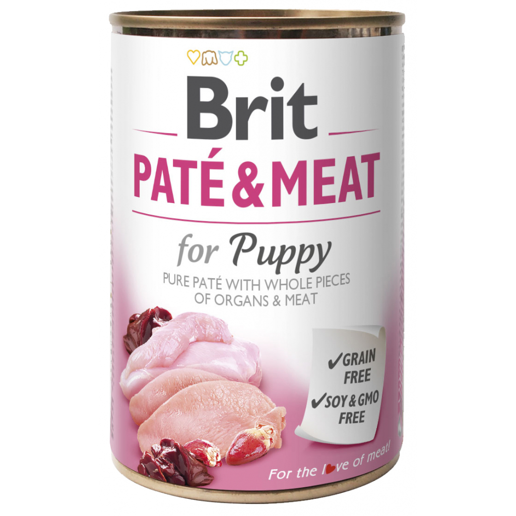 Консерви для собак Brit Care зі смаком індички та курки 400 г (8595602530335/8595602557448)