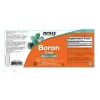 Минералы Now Foods Бор, 3 мг, Boron 3 mg, 100 вегетарианских капсул (NF1410) изображение 2
