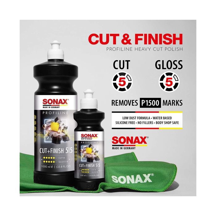 Автополироль Sonax PROFILINE Cut + Finish 5-5 1 л (225300) изображение 2