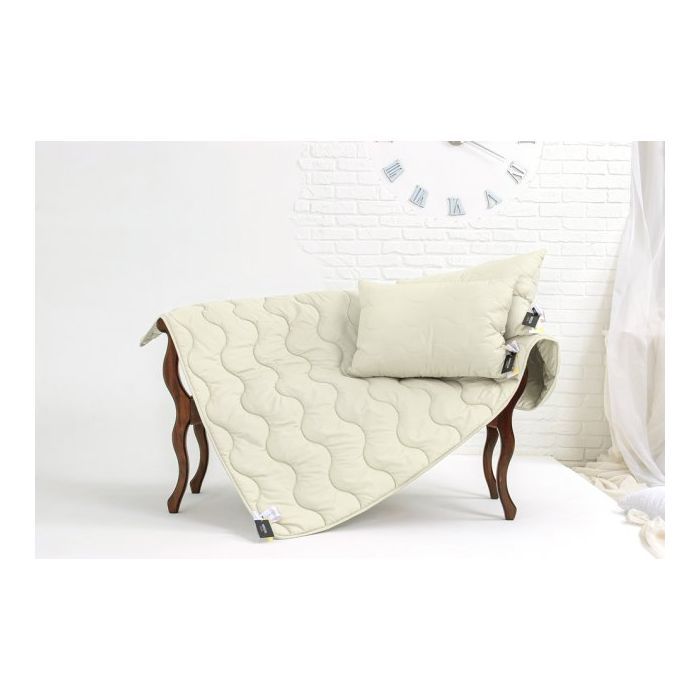 Ковдра MirSon антиалергійне EcoSilk №1632 Eco Light Creamy 110х140 (2200002647441) зображення 2